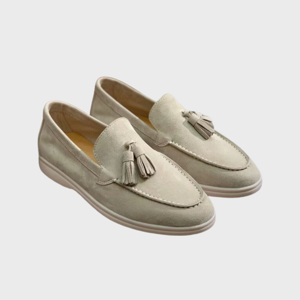 Jasper | Suède heren loafers