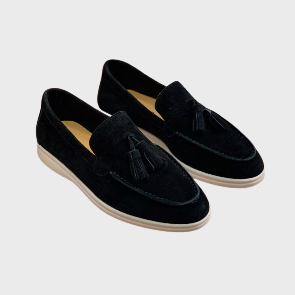 Jasper | Suède heren loafers