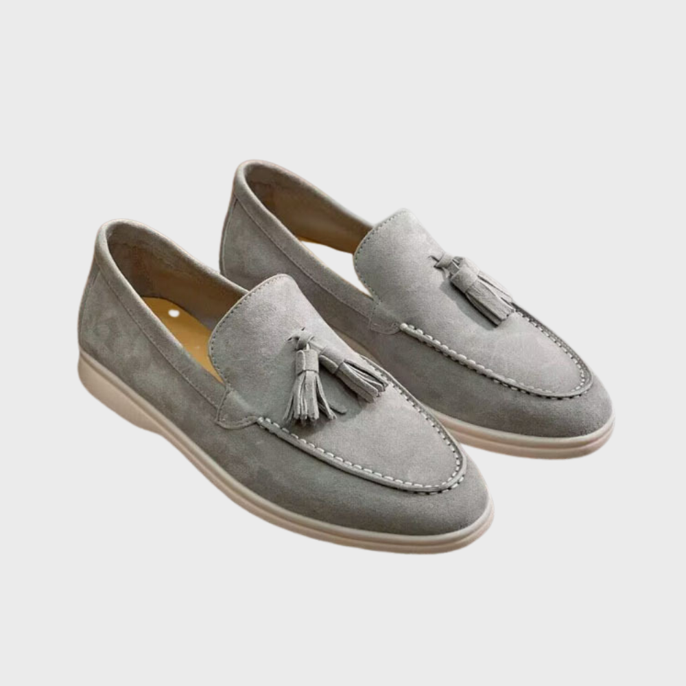 Jasper | Suède heren loafers