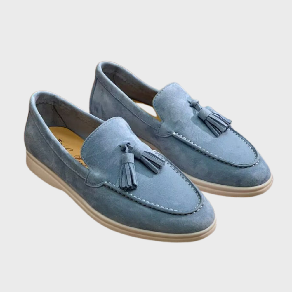 Jasper | Suède heren loafers