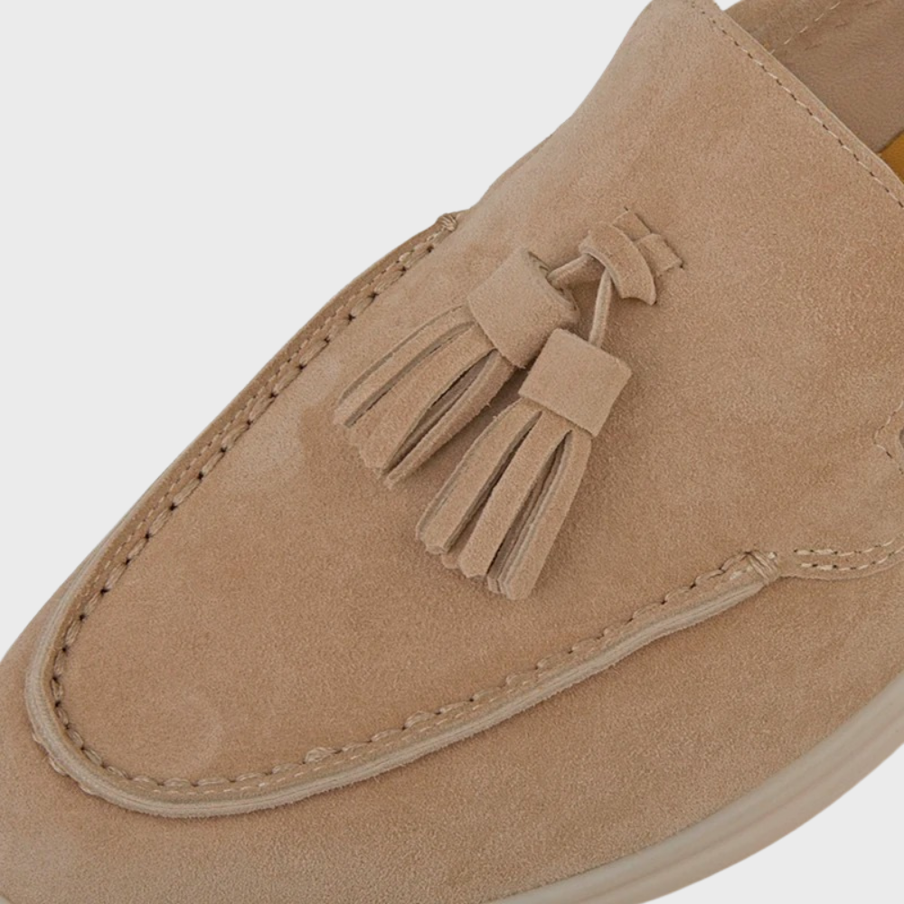 Jasper | Suède heren loafers