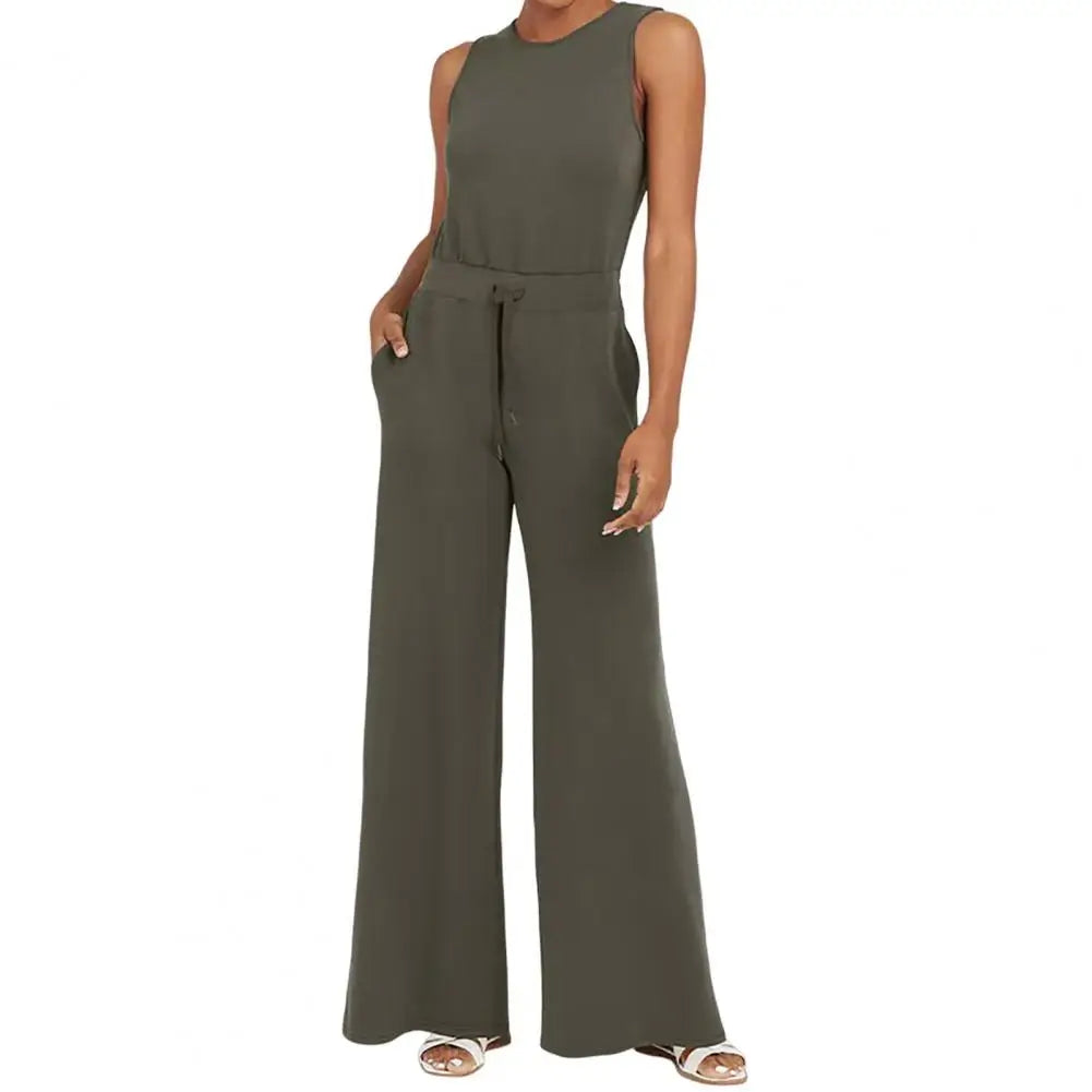 Comfortabele Mouwloze Dames Jumpsuit