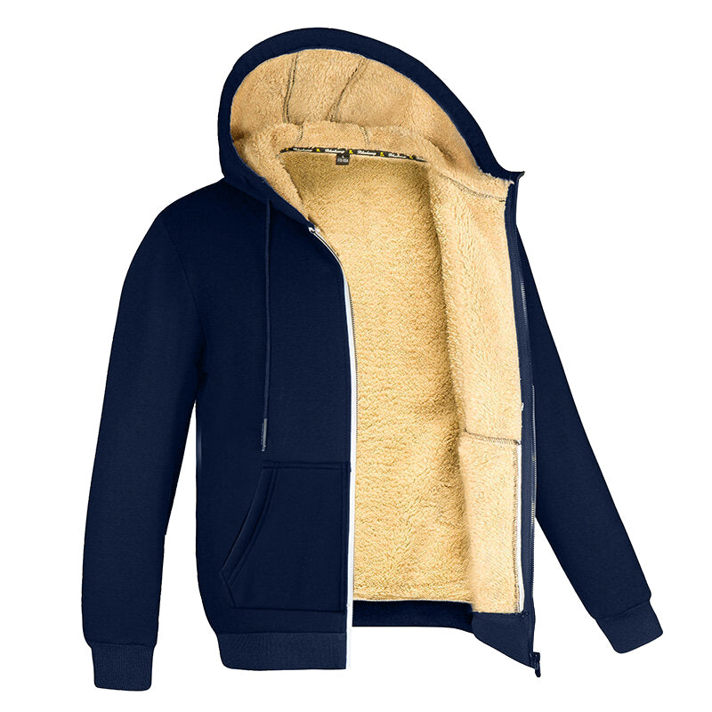 HUGO - Polar Heren Fleece Vest Met Bontvoering