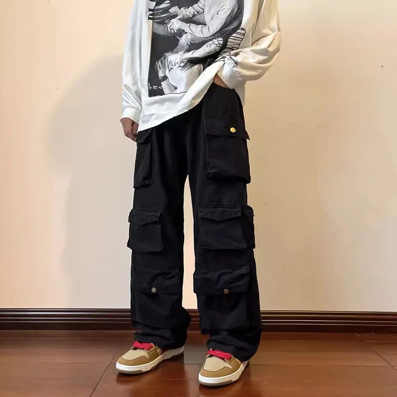 Marlon - Vintage Cargo Broek in Harajuku-stijl