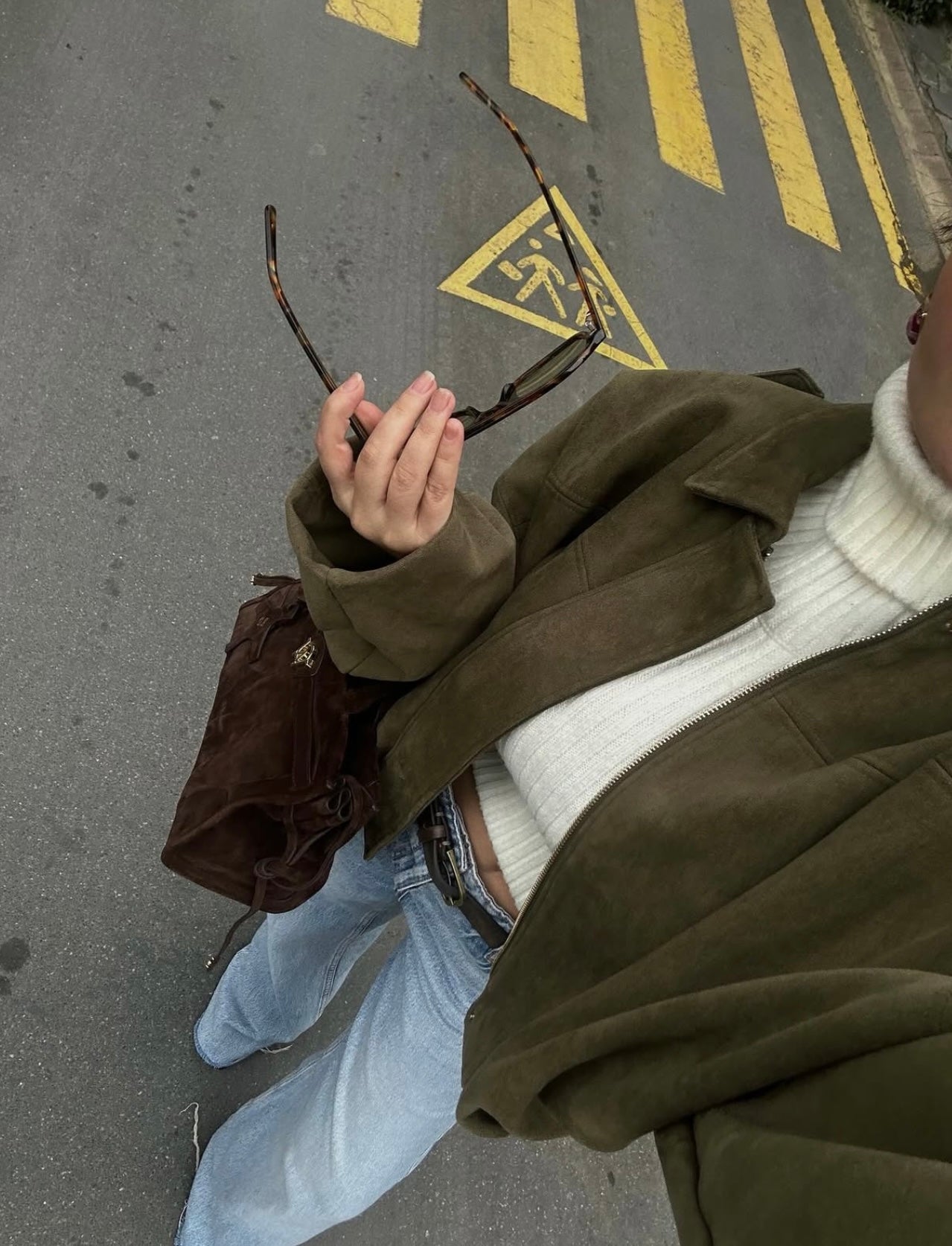 ZA - Oversized Suede Jacket