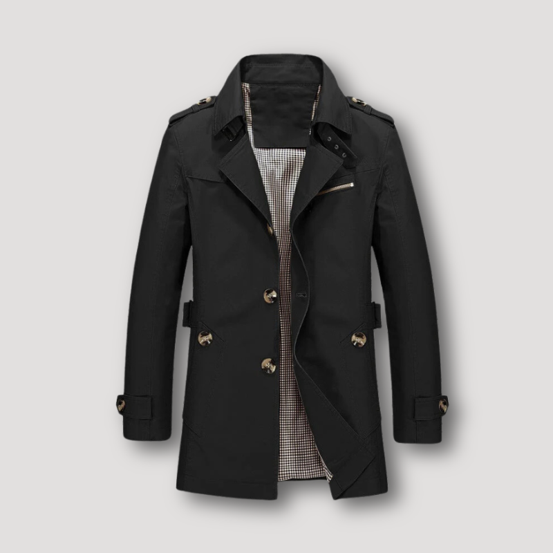 Premium Trenchcoat Lange Winterjas Heren - Paulino