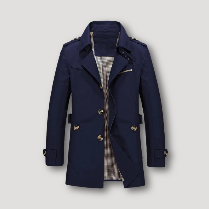 Premium Trenchcoat Lange Winterjas Heren - Paulino