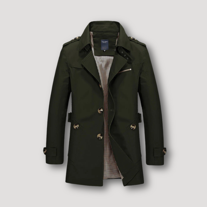 Premium Trenchcoat Lange Winterjas Heren - Paulino