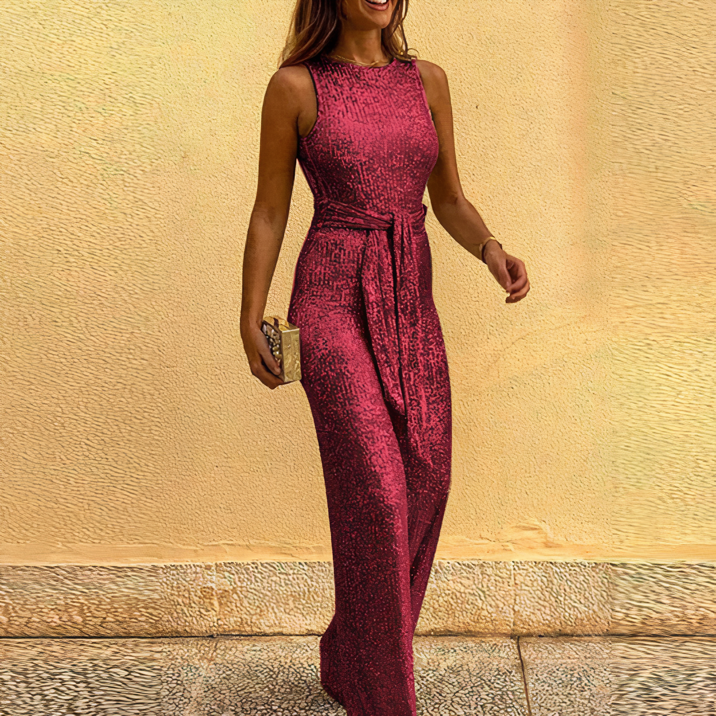 Elegante Jumpsuit Met Glitters