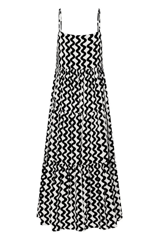 Ric Rac Square Neck Maxi Dress