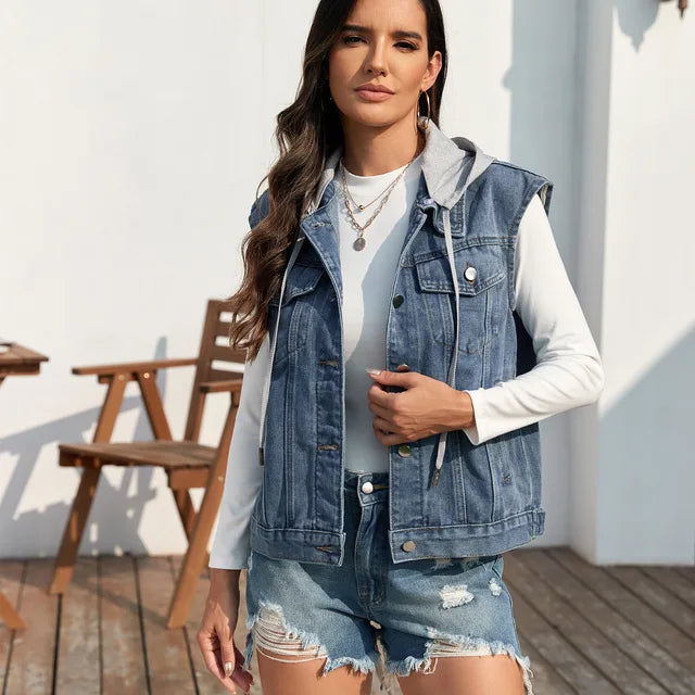 Dames Vest van Denim