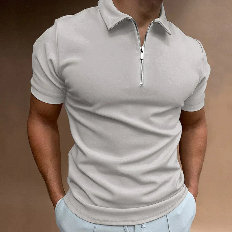 Ralh's Polo | Casual Herenpolo met Zip Up Rits