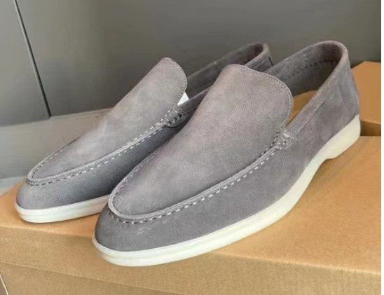 Klassieke suède loafers voor heren