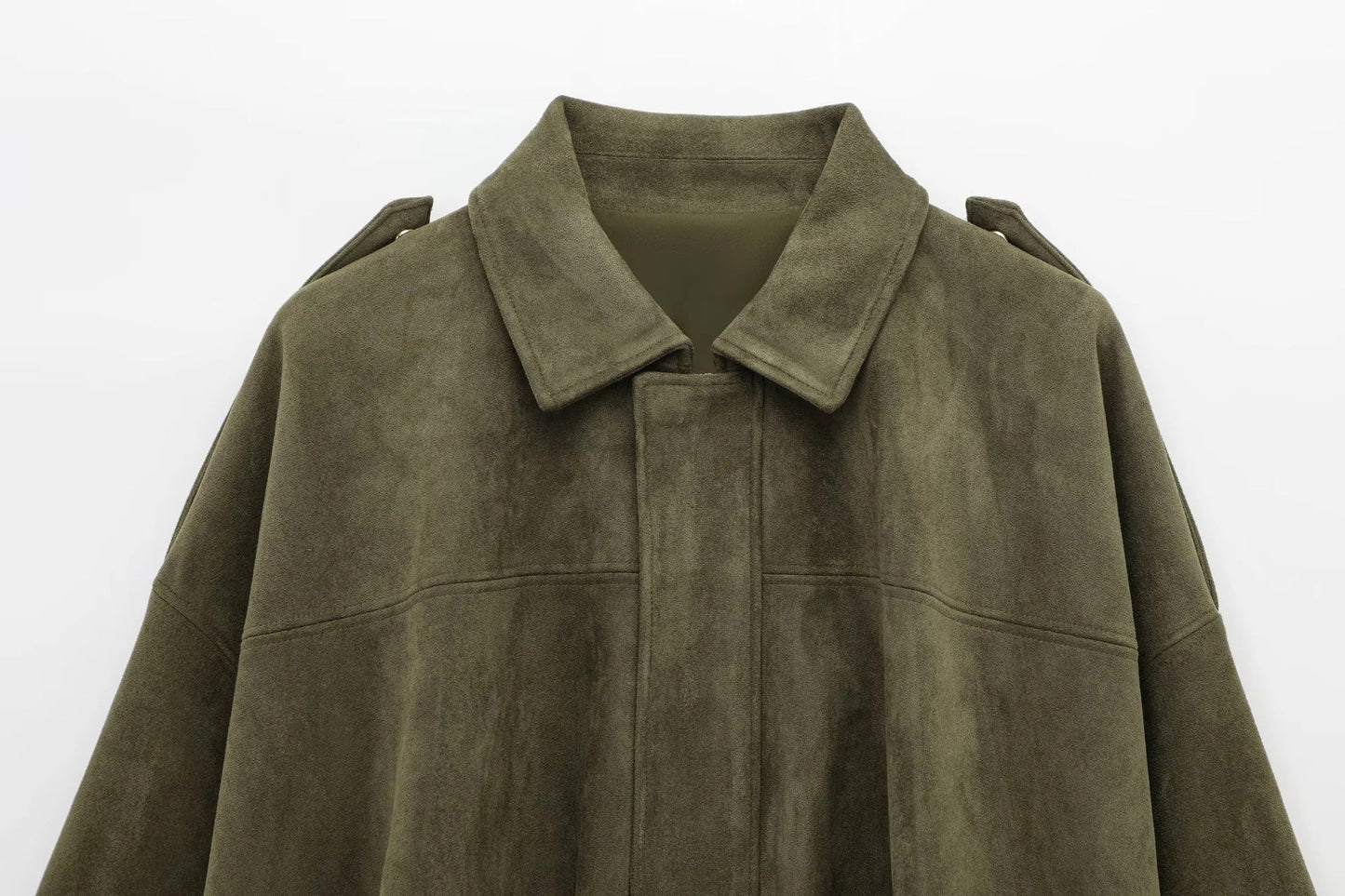 ZA - Oversized Suede Jacket