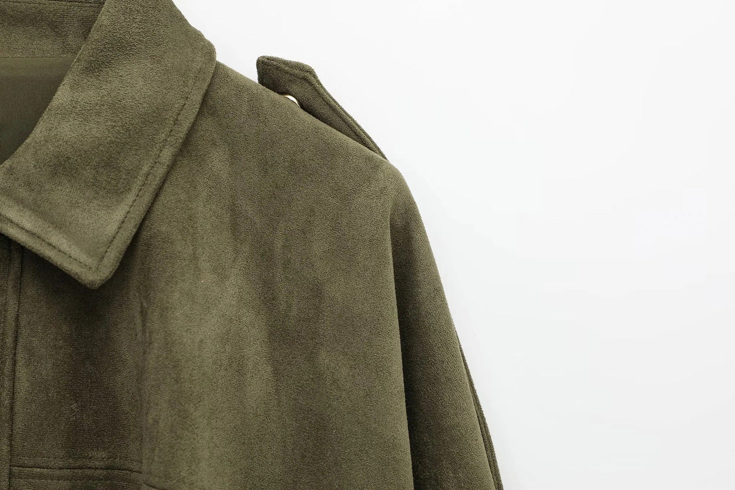 ZA - Oversized Suede Jacket