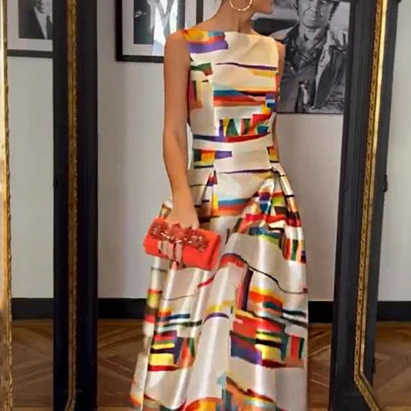 Elena | Maxi-jurk met print