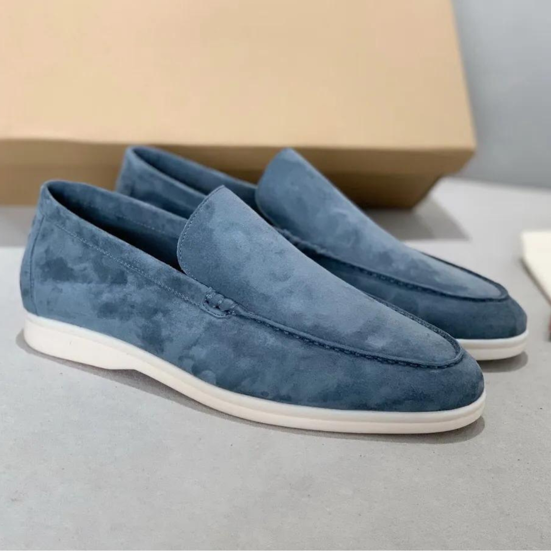 Lucas | Luxe suède heren loafers