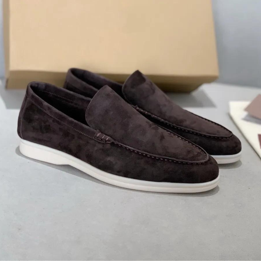 Lucas | Luxe suède heren loafers