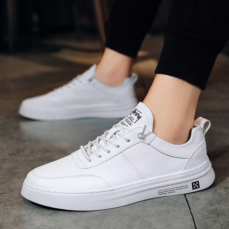 Luuk | Ademende witte heren sneakers