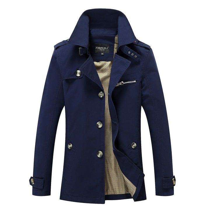 Short Premium Trenchcoat Heren Jas - Hugo