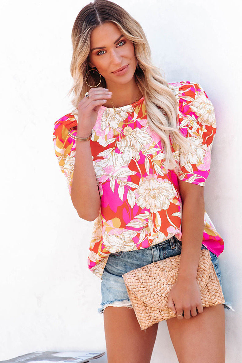 Zomerse Bloemen Blouse Dames