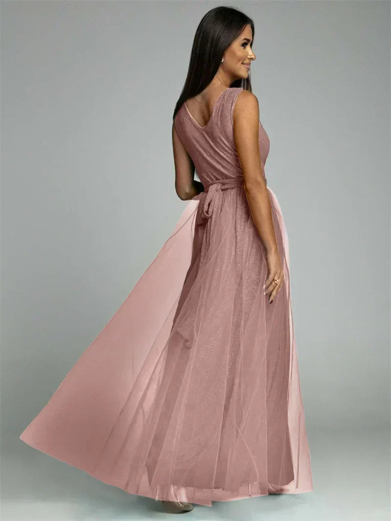 Vienna - Elegante Maxi Jurk Met Split