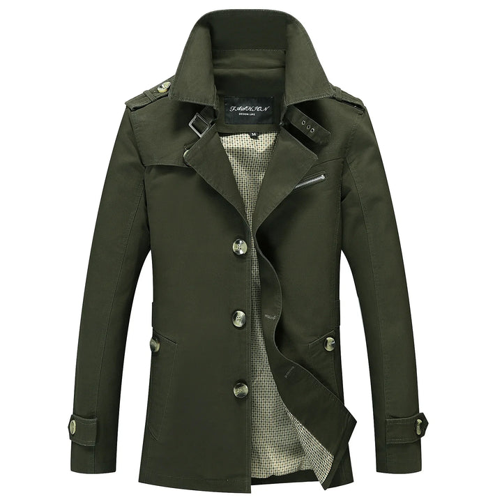 Short Premium Trenchcoat Heren Jas - Hugo