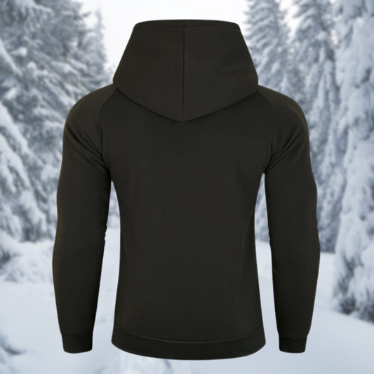 Vito - Heren fleece hoodie met rits