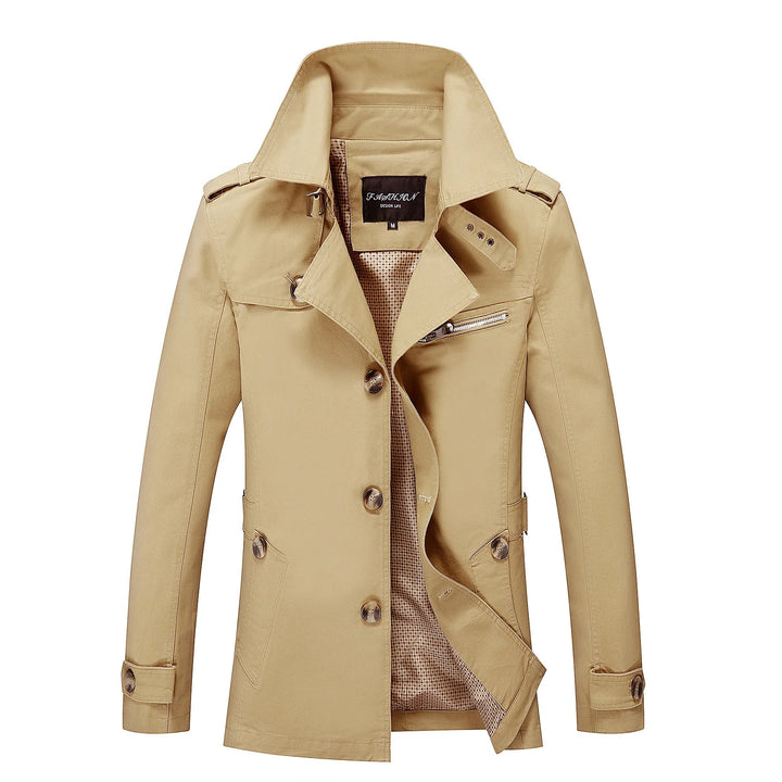 Short Premium Trenchcoat Heren Jas - Hugo