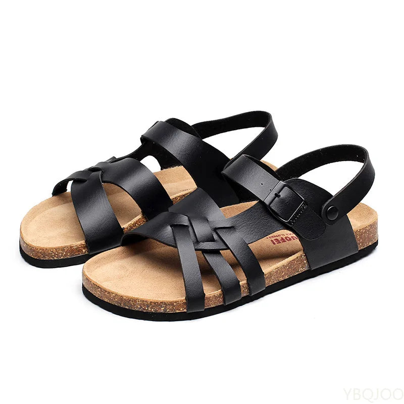 Premium orthopedische lederen sandalen