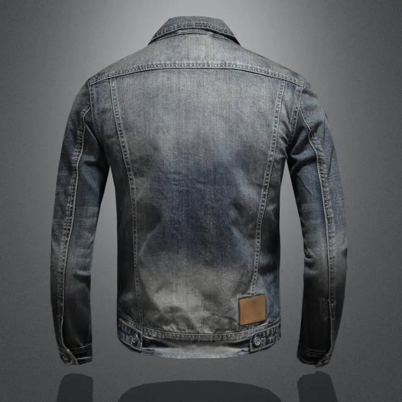 Antoine – Retro denim jack voor vintage stijl