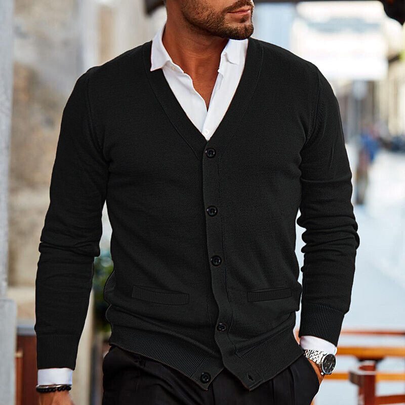 Steve's - Casual Luxe Cardigan Vest Heren