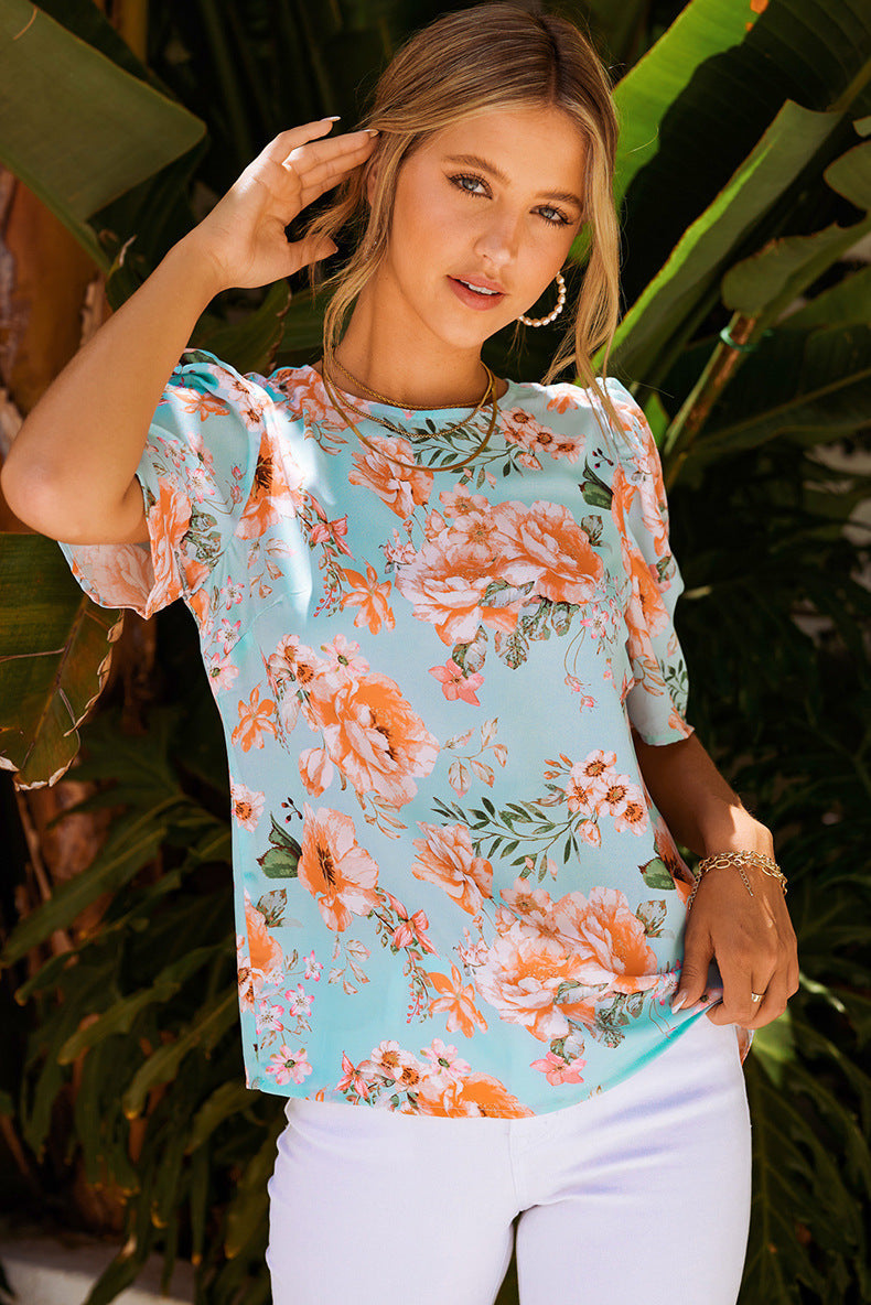 Zomerse Bloemen Blouse Dames