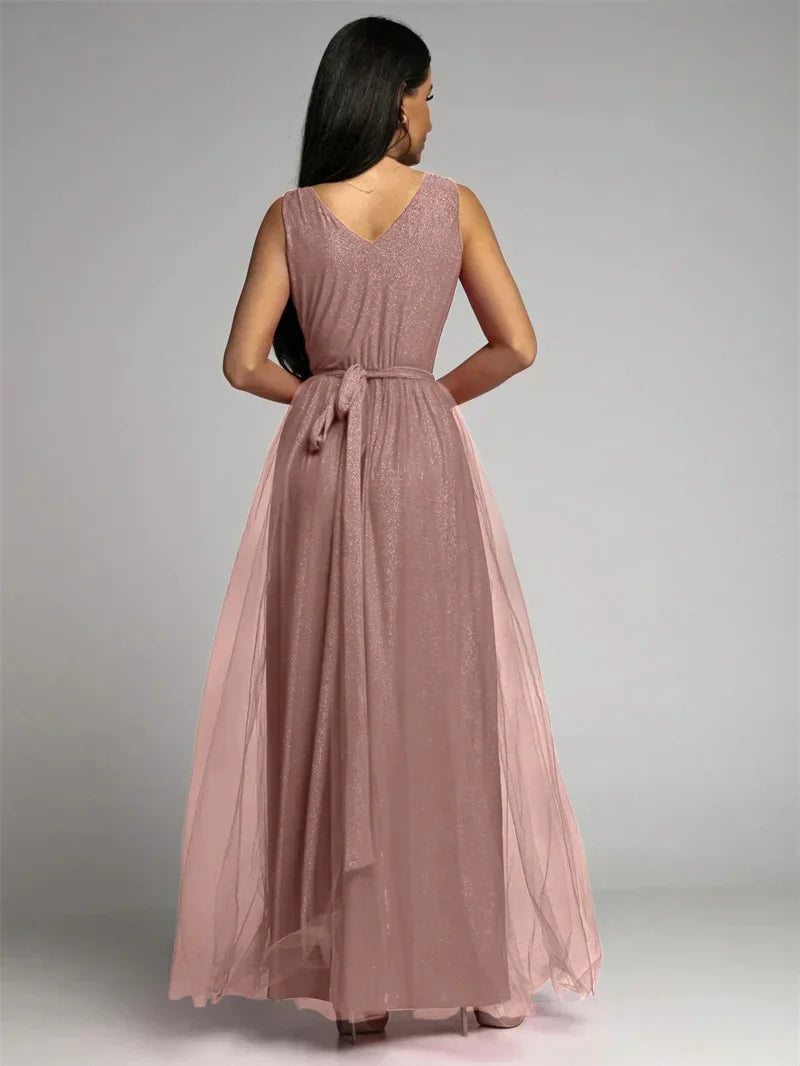 Vienna - Elegante Maxi Jurk Met Split