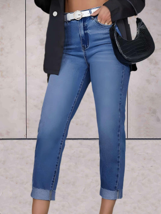 Eline - Stijlvolle hoge taille jeans