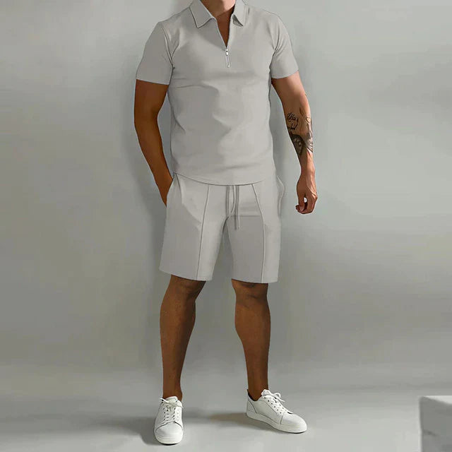 Giel | Luxe polo en short zomerset voor heren