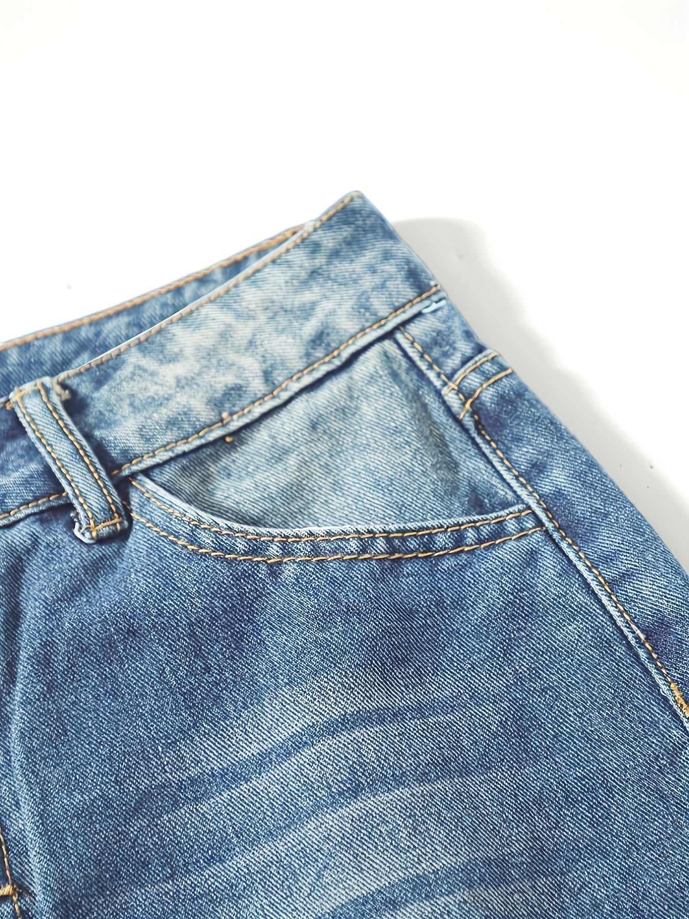 Losse Denim Jeans Met Knoop Dames