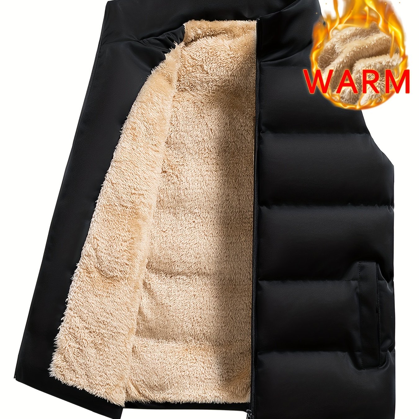 Lars | Warme fleece wintervest heren