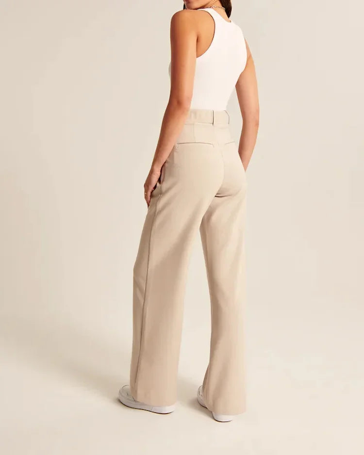 Elegante Wijde Pantalon Broek Dames