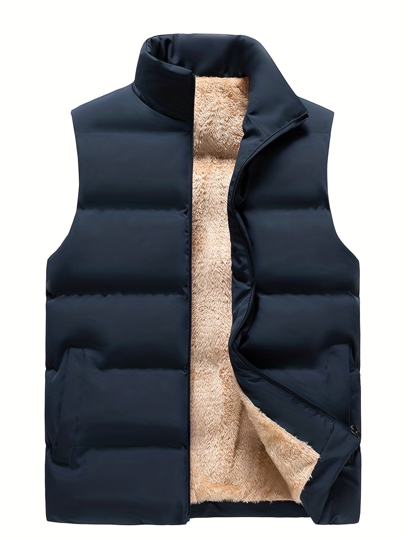 Lars | Warme fleece wintervest heren