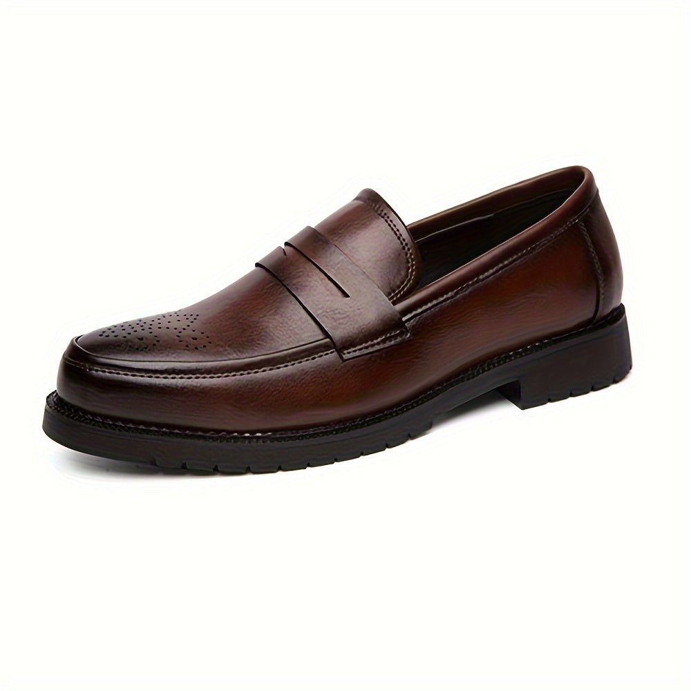 Jasper | Heren Penny Loafers met brogue details