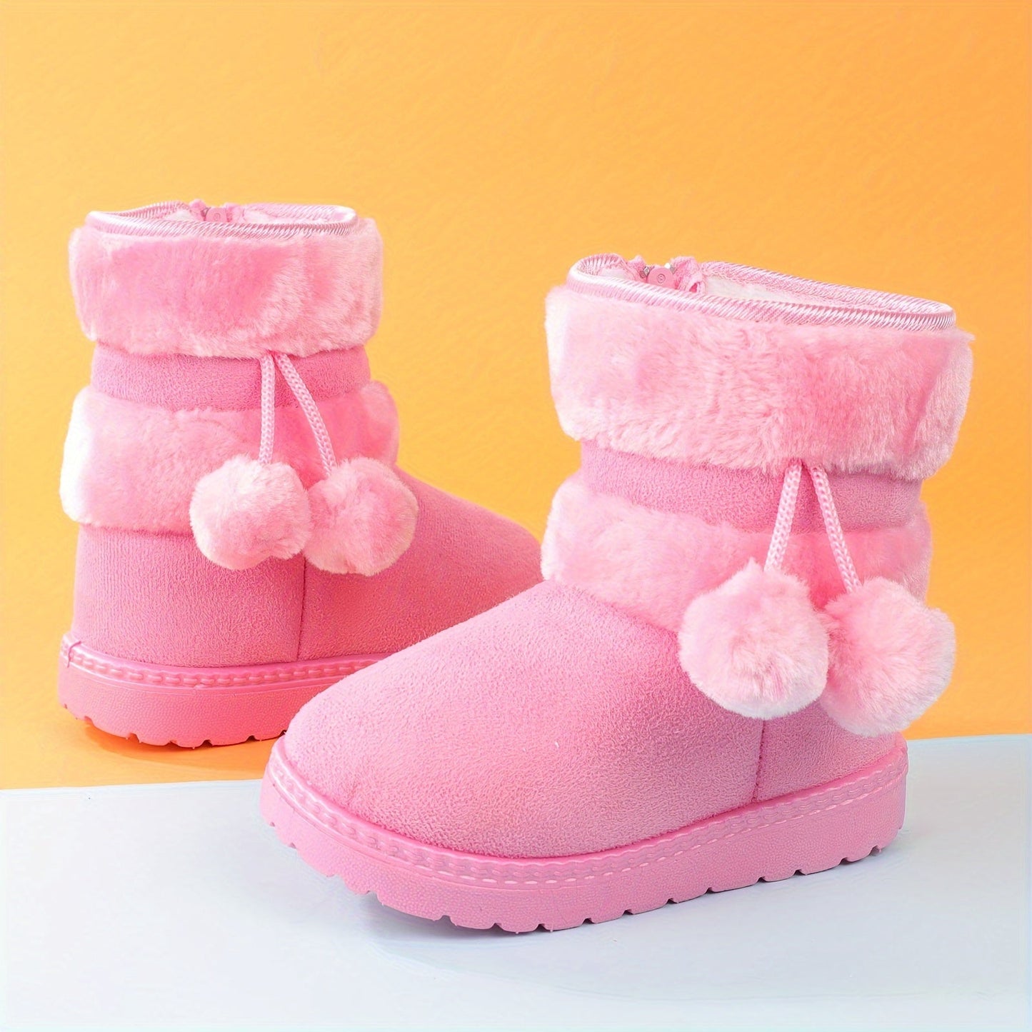 Meisjes sneeuw warme fleece knusse antislip laarzen - Moby