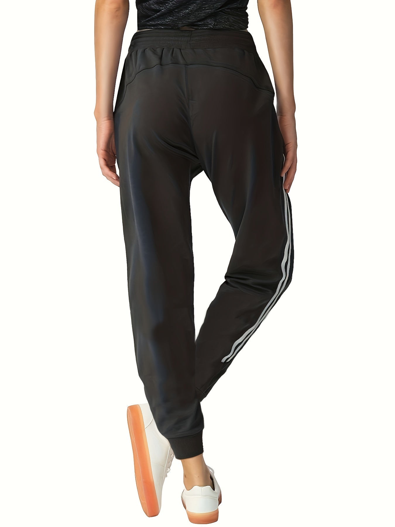 Emma | Dames polyester joggingbroek met trekkoord en zakken