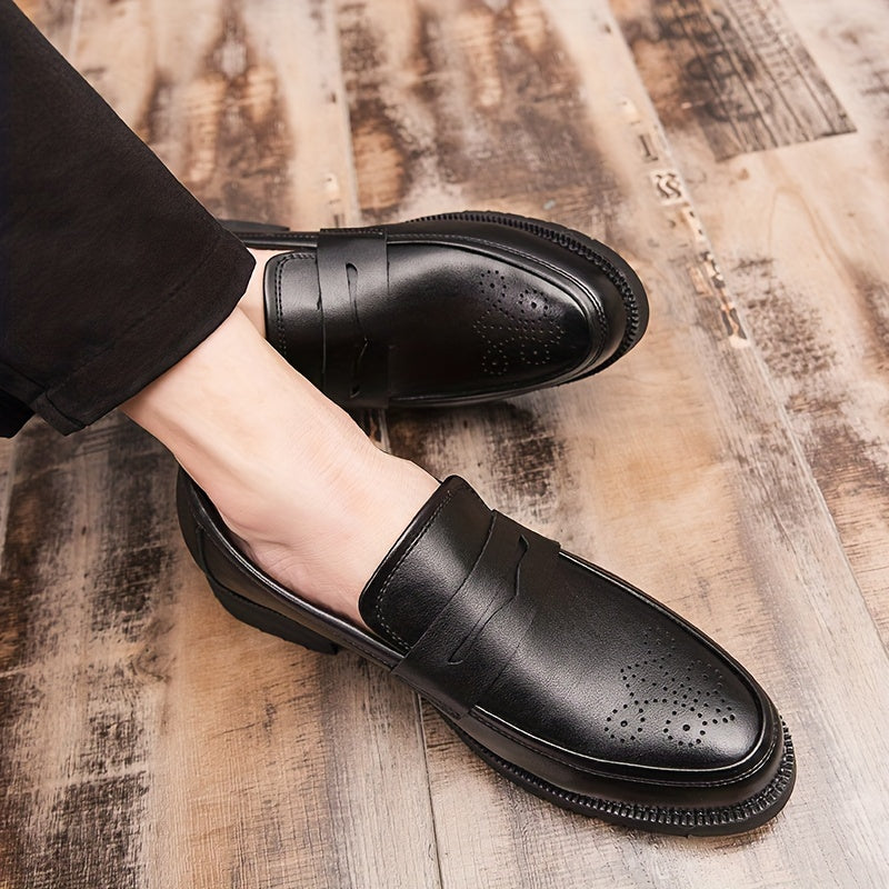 Jasper | Heren Penny Loafers met brogue details