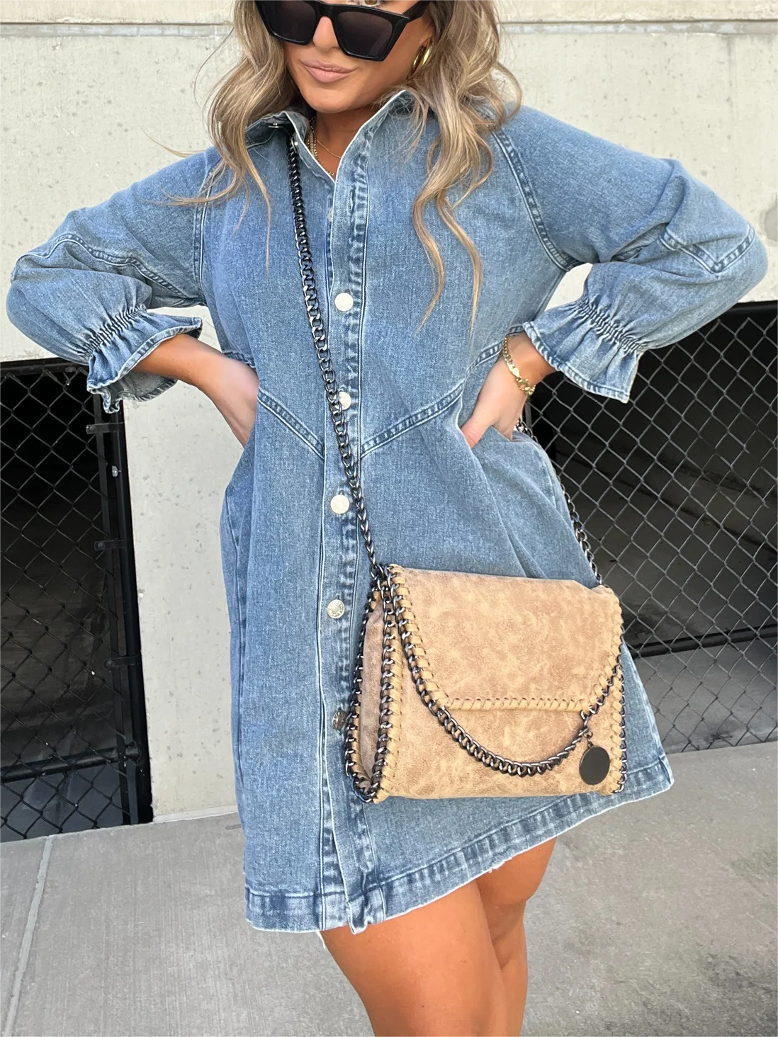 Ingrid | Chique denimjurk