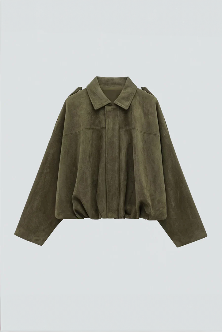 ZA - Oversized Suede Jacket