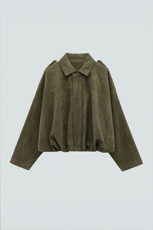 ZA - Oversized Suede Jacket