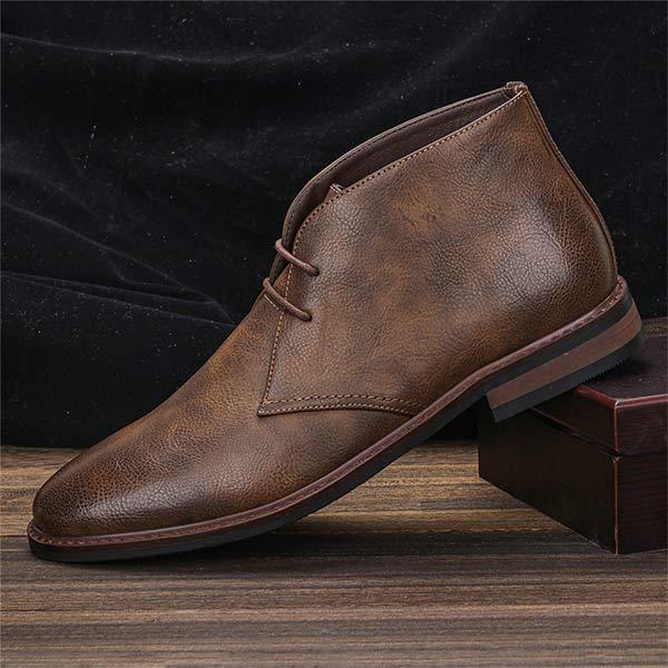 Albert | Vintage Lederen Enkelboots