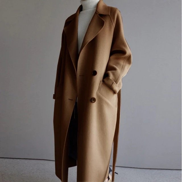 Lange Trenchcoat Jas Kasjmier Dames