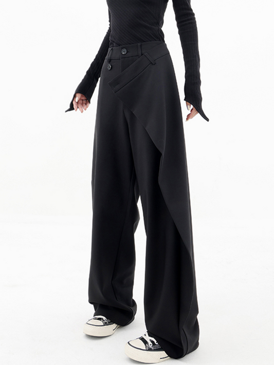 Emma - Asymmetrische baggy broek